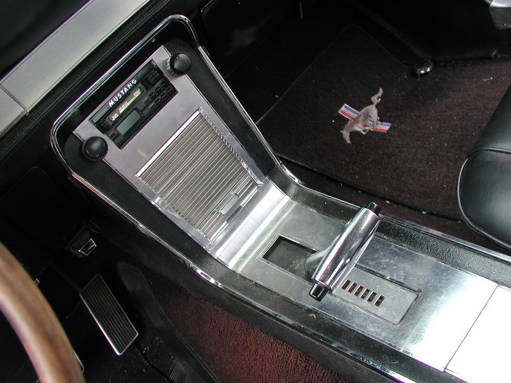 Mustang center console