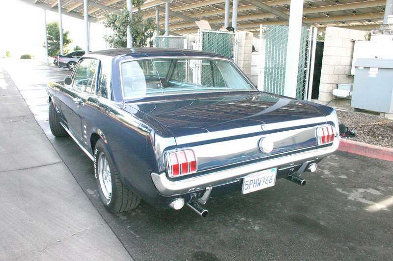 1966 Mustangs dual exhaust